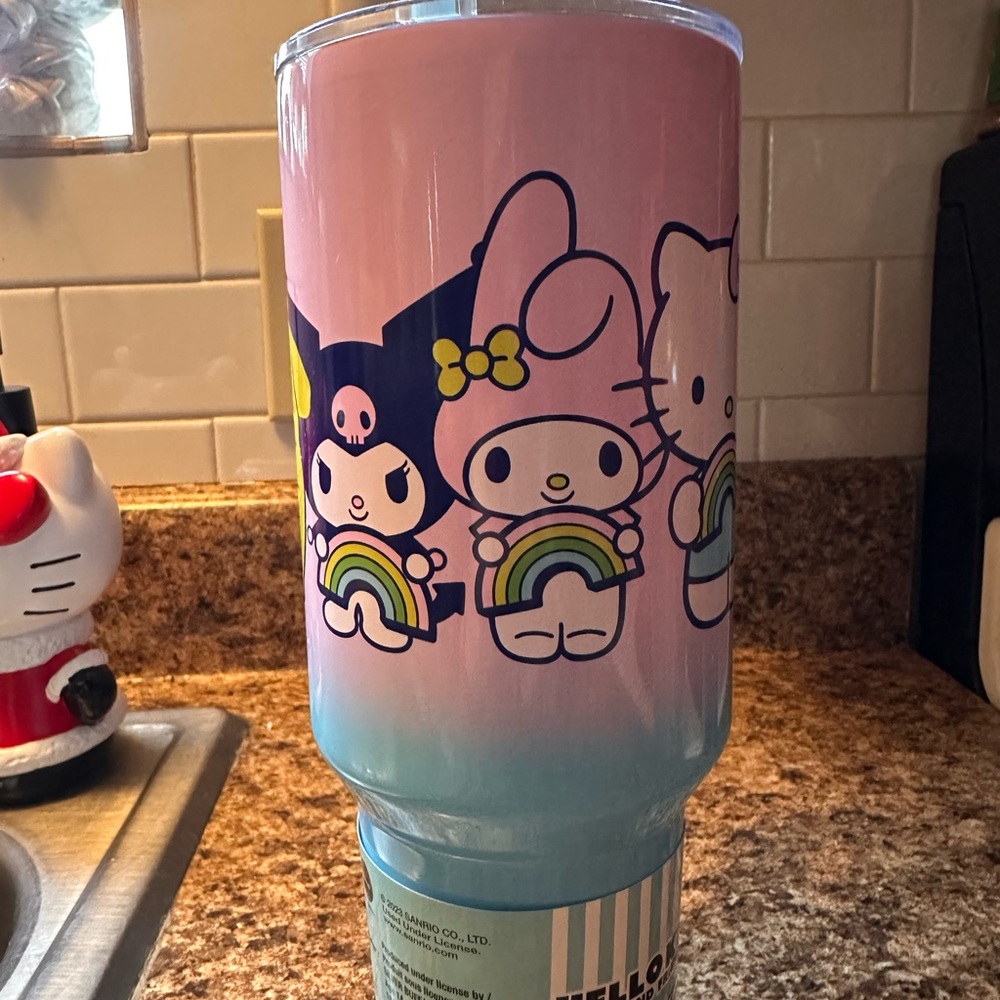 Hello Kitty Blue and pink Stainless Steel Tumbler - Picture 5 of 6